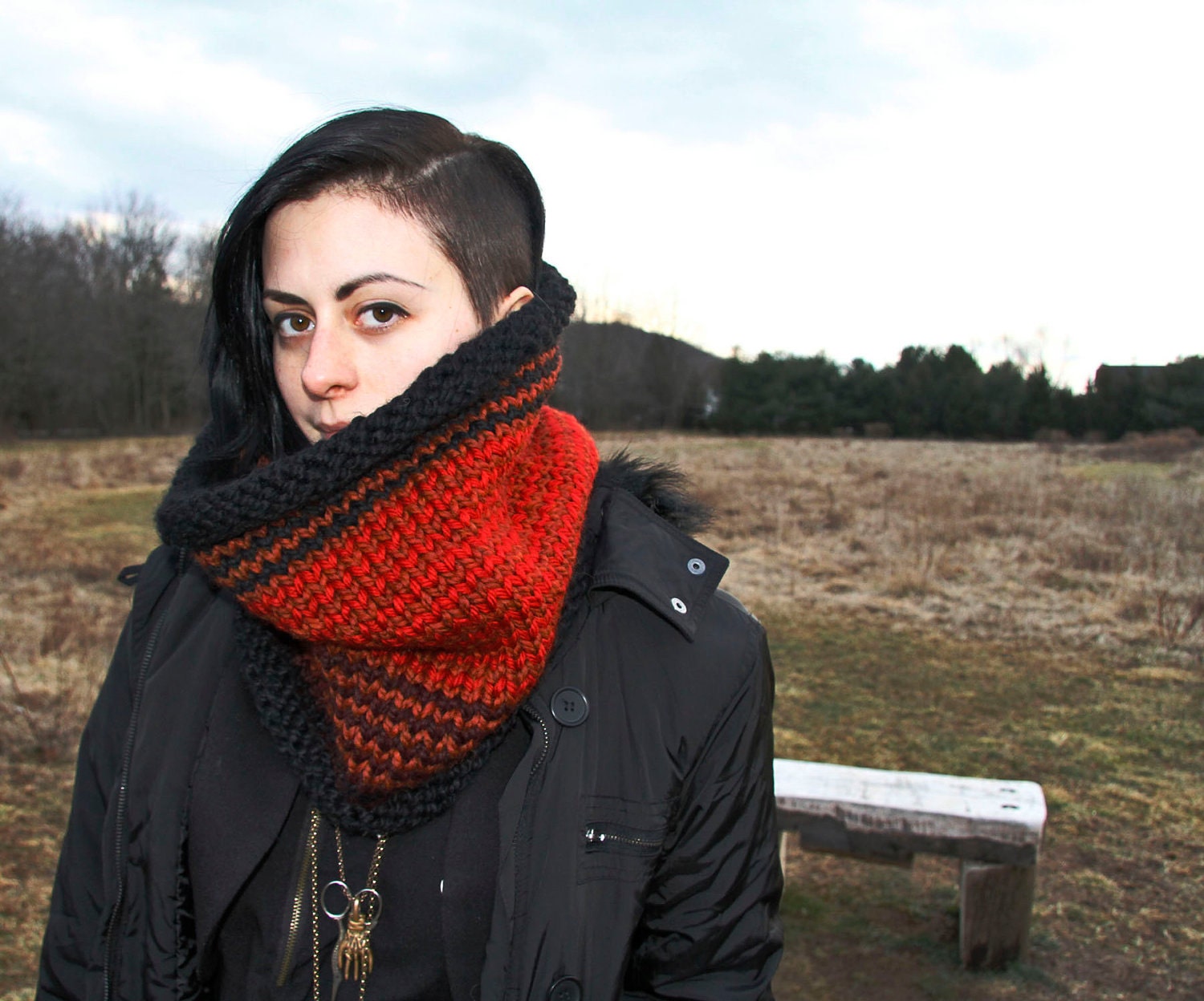 Halloween Wool Cowl