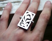 Necklace and Ring, Sterling silver, Made to order in your size,  convertible, 2 in 1, "Metamorphosis"