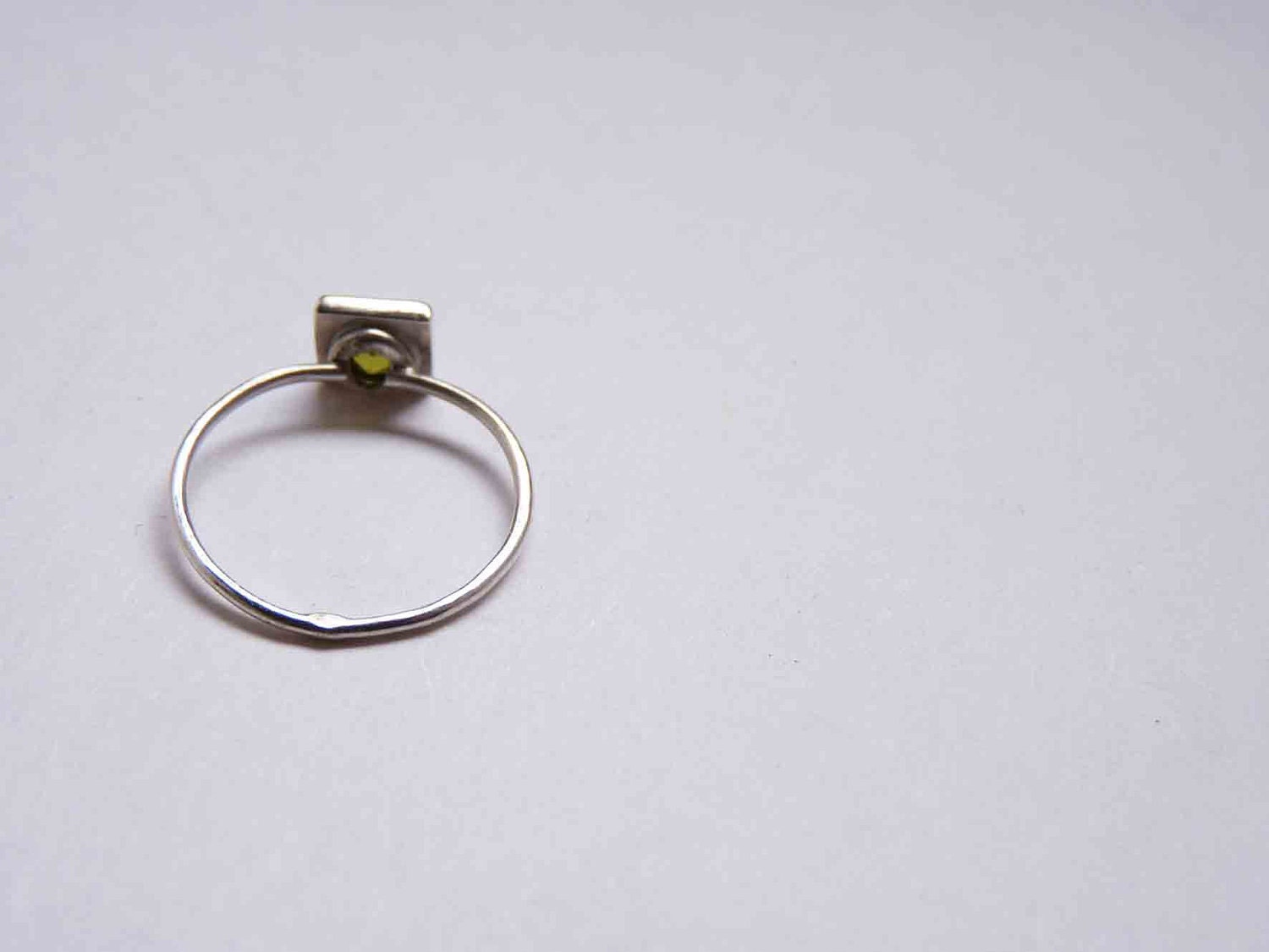 Birthstone Stacking Ring, TWO Little rings, Sterling silver, Made to order, Custom Ring ,  Choose Two Gemstone