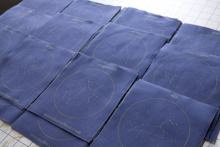 Zodiac Embroidery Kit - diy constellation embroidery kit