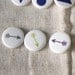 Colorful Linen Arrow Pin Set - colors you choose
