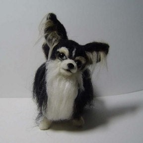 Customized Dog needle felted Chihuahua animal art