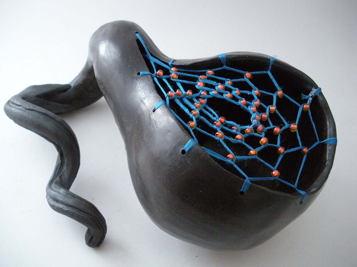 Ceramic Dreamcatcher Gourd