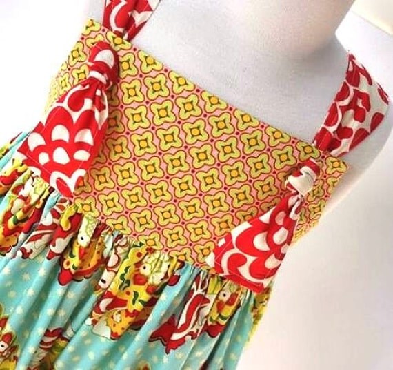 Summertime Knot Dress...by Kissing Kumquats