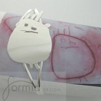 Custom bangle bracelet with your own art as the design