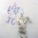 Your child's drawing on key chain for DAD - item requires price quote