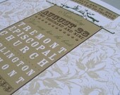 Pretty Lovebirds Wedding Poster, Guest Book Alternative