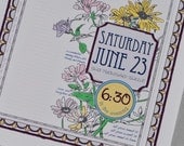 Garden Wedding Reception Witness List, Guest Book Alternative