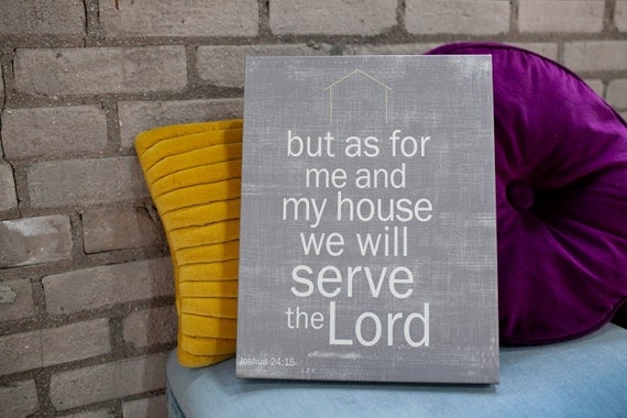 My House Modern - Joshua 24:15