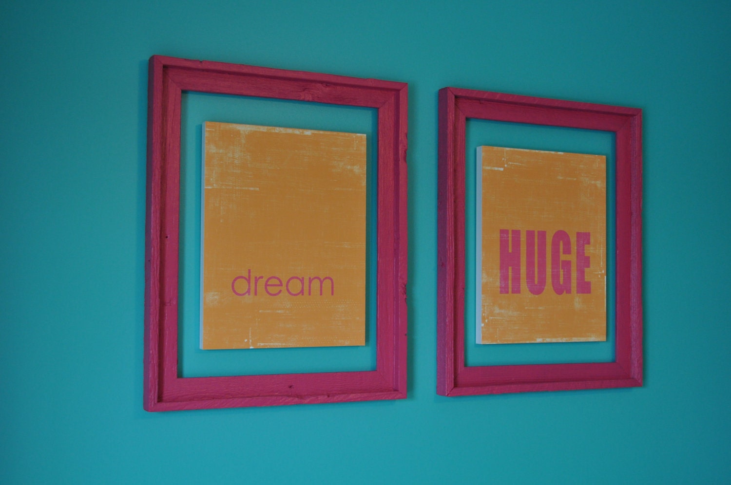 Dream HUGE Set of 2 Cafe Mount Art Prints 11x14
