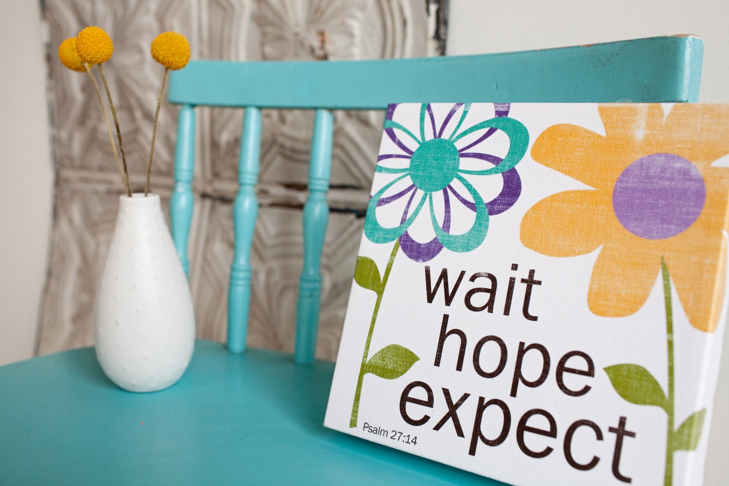 Wait hope expect - 12x12 CAFE MOUNT