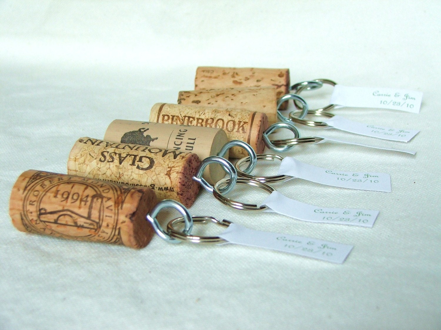 100 Keychain wine cork, Promotional Pack