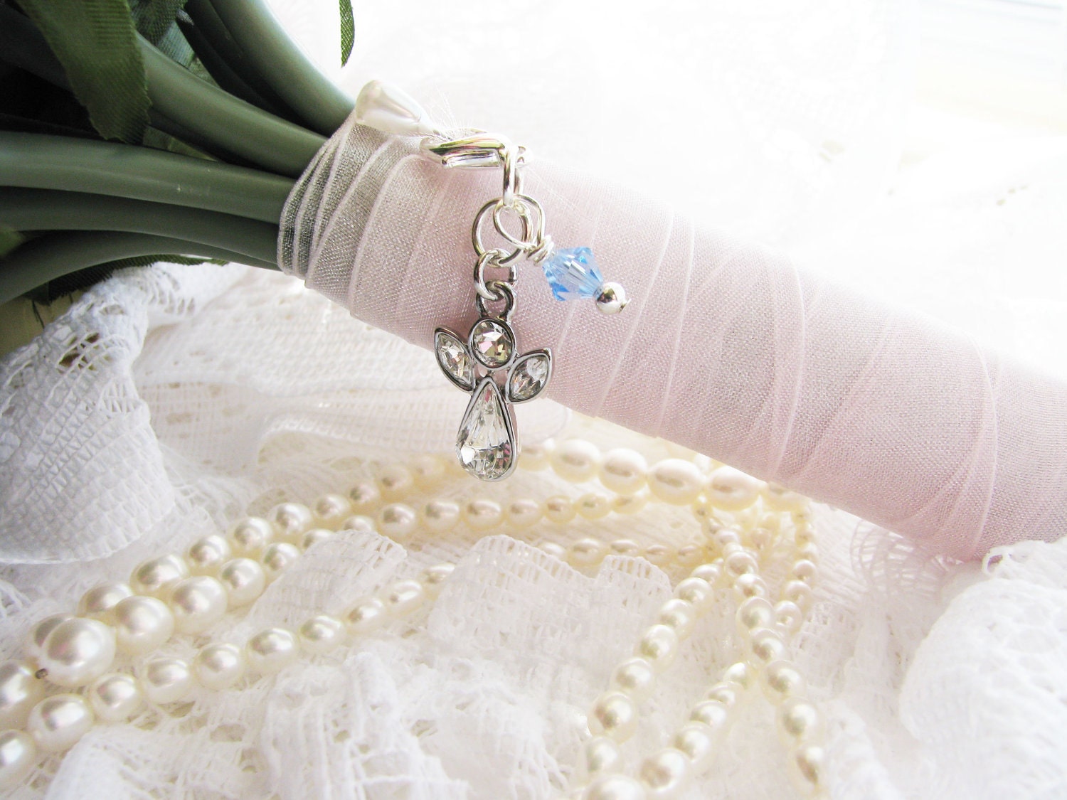 Guardian Angel Bridal Bouquet Charm