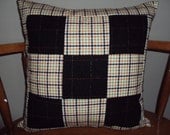 Brown Flannel Pillow
