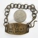 LEAP and the Net WIll Appear - hand stamped brass Bracelet