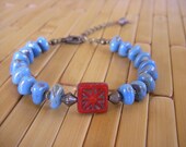 Vintage Red and Turquoise Jewelry Set
