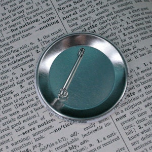 Nerd Intellectual Badass pinback button