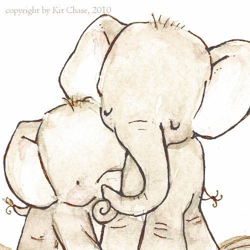 Nursery Art -- Baby Mine 8x10 -- Art Print