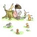 Nursery Art -- Story Girl (B) 8x10 -- Art Print