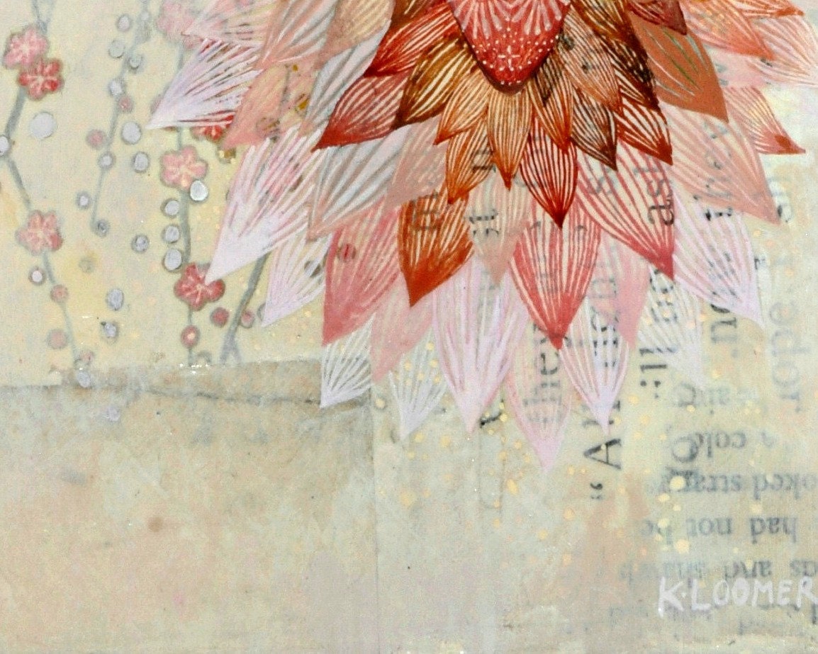 Pink Owl Print / Fine Art Giclee Print / Pink Art