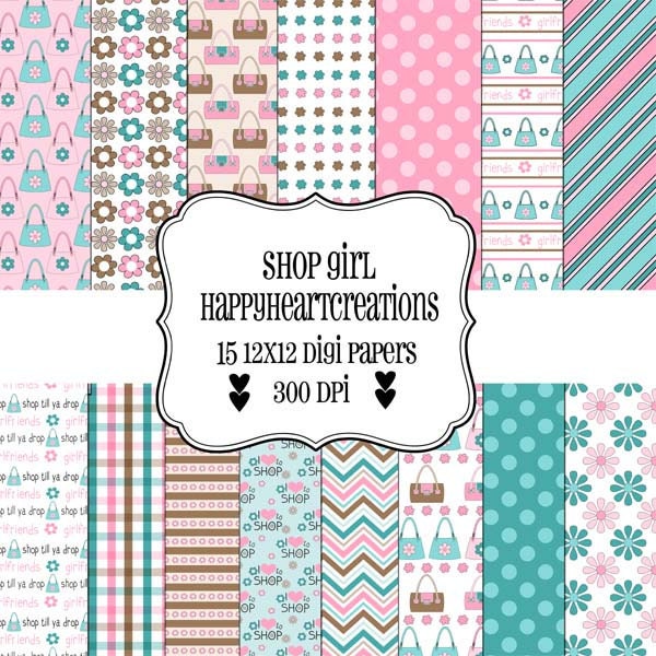 Digital Scrapbook ShopGirl