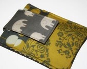 iphone 5 Case, cell phone case, iphone case,samsung galaxy 3 case, cell phone sleeve, phone holder, phone cover, in Elegant Elephants