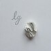 Custom / monogram / handcarved rubber stamp
