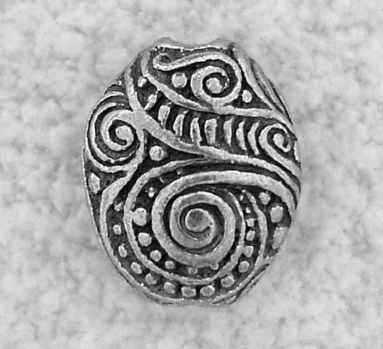 Green Girl Studios Swirly Pebble Bead