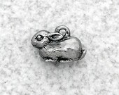 Green Girl Studios Pewter Tiny Bunny Charm
