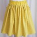 SALE medium yellow full skirt