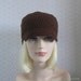 RESERVED FOR VICKI -- Brown Cadet Hat - Womens Crochet Military Cap - Fall Fashion Accessories