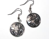 Dr Who Tardis Seal of Rassilon Earrings - Doctor Who