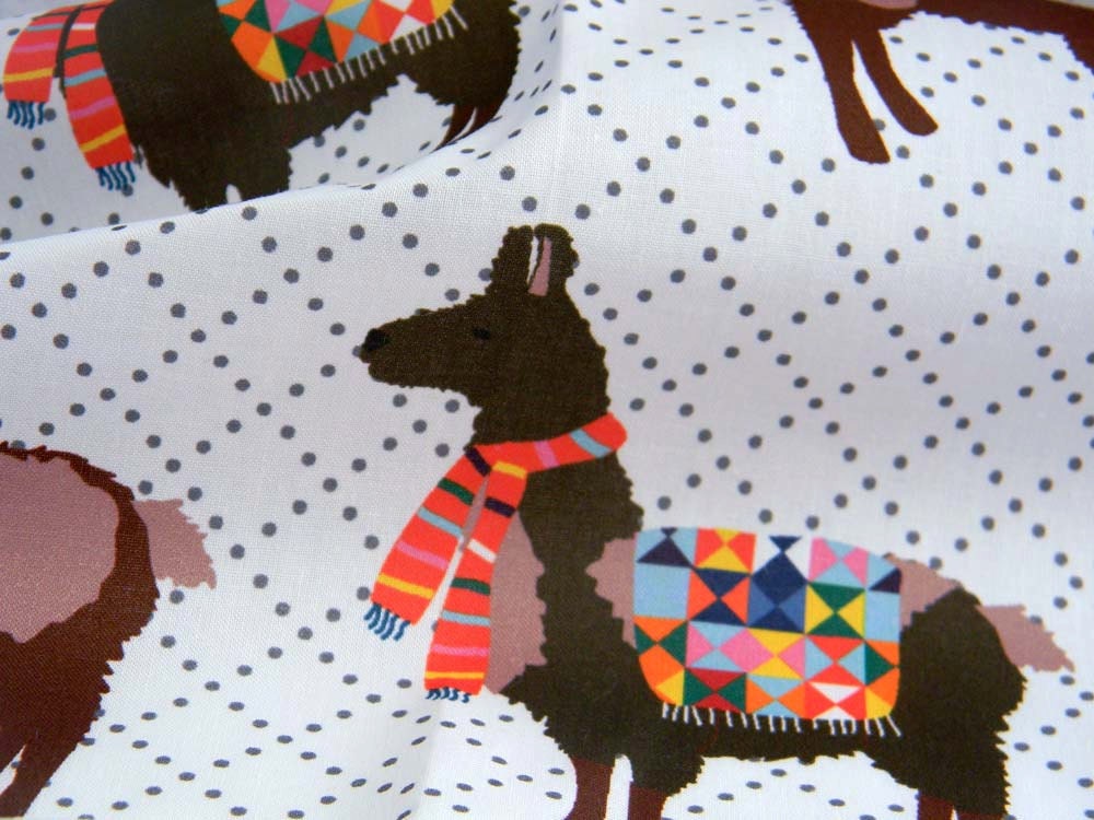Fat Quarter - Oh La Llama