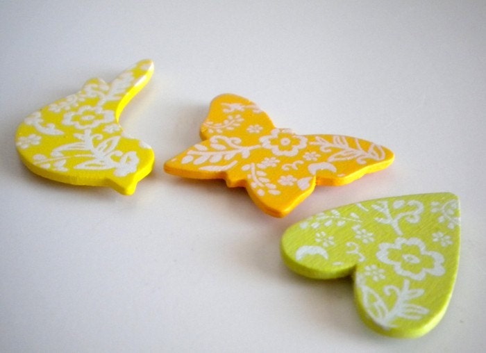 Birds and Butterflies Magnet Set