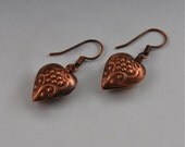 Copper Hearts Earrings