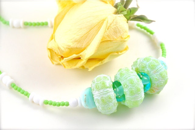 Green Urchin Necklace