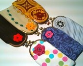 SALE  Eyeglass Case with Kisslock Frame