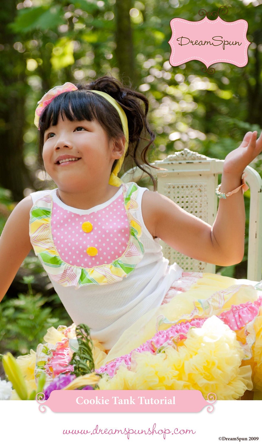 Cookie Tank Top TUTORIAL by Dreamspun - Tuxedo Shirt ePattern DIY