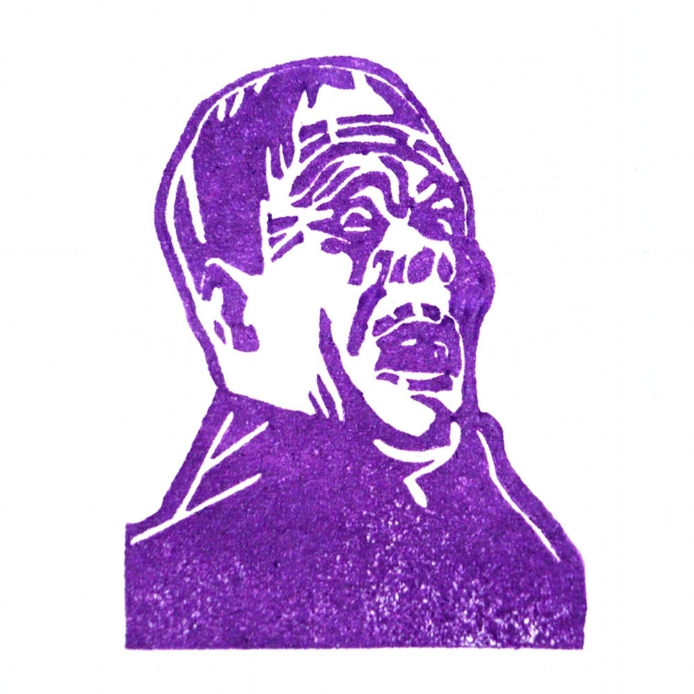 Phantom of the Opera Rubber Stamp Hand Carved