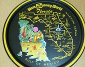 Vintage Disney Florida Tray