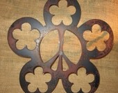Flower of Peace-Metal Art