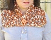 Finger Crocheted Fall Harvest Neck Warmer