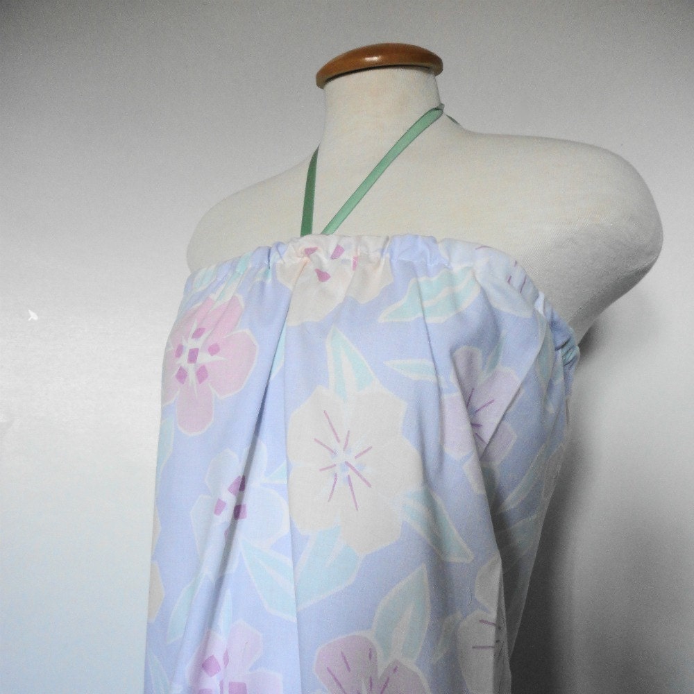 The Getaway Dress. Ladies Upcycled Modern Pillowcase Dress.