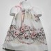 Spring Fashion. Upcycled Baby Clothing. Pillowcase Dress. Little Girls Dress. Pink Rose Dress.