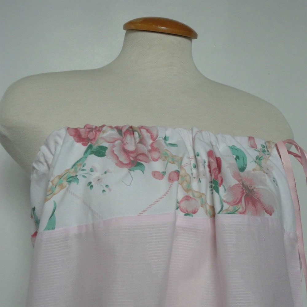 Floral Dress. Spring Fashion. Spring Dress. Romantic Dress. Womens Upcycled Dress. Baby Doll Dress. Valentines Dress.