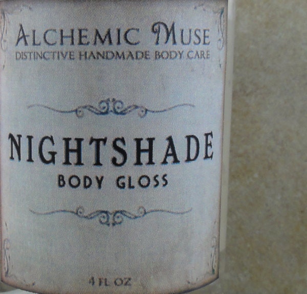 Nightshade - Body Gloss  - Bulgarian Lavender, Madagascar Vanilla, Chocolate