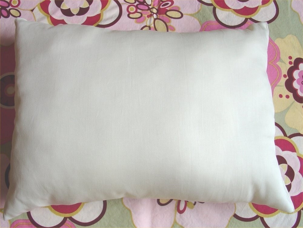 ORGANIC Cotton Toddler/Travel Pillow, Sateen
