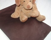 ORGANIC Cotton Pillowcase, Toddler/Travel-Sized, Chocolate Brown