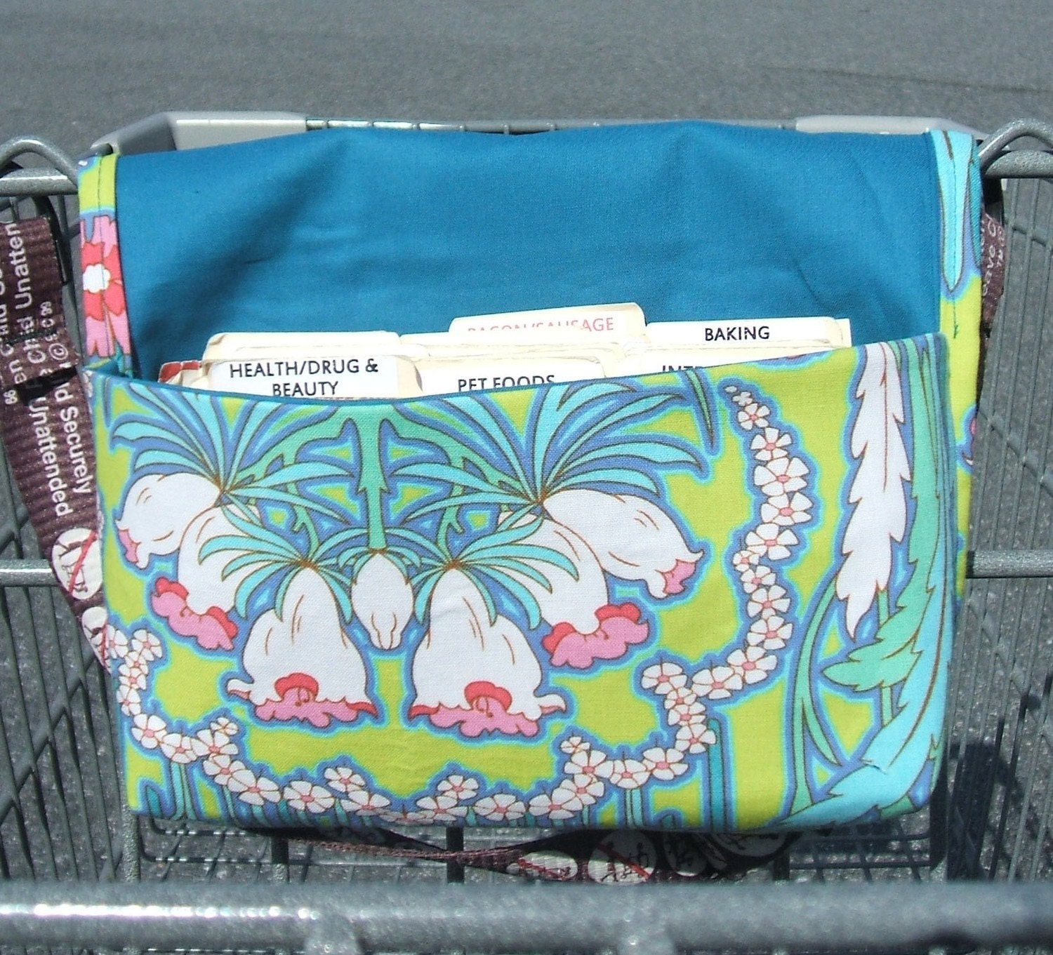Coupon Holder Purse Organizer Soul Blossoms Fuchsia Floral