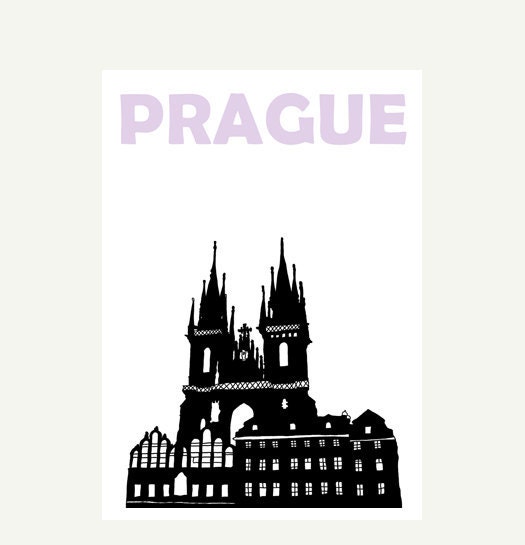 Prague - Print - 8"x11" (A4 size)